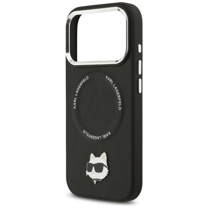 MagSafe Case for Apple iPhone 17 Pro, Karl Lagerfeld, Choupette Pin, Black