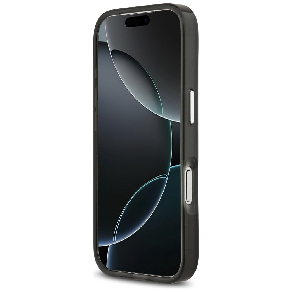 MagSafe Case for Apple iPhone 17 Pro, Karl Lagerfeld, IML Aquarelle Karl Ikonik, Black