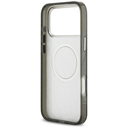 MagSafe Case for Apple iPhone 17 Pro Max, Karl Lagerfeld, Glitter Karl & Choupette Head, Black