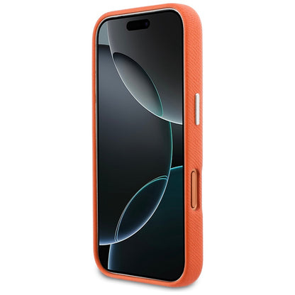 MagSafe Case for Apple iPhone 17 Pro Max, Karl Lagerfeld, Karl & Choupette Head's Pin, Orange