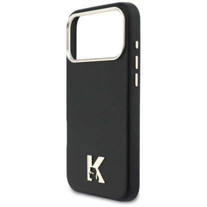 MagSafe Case for Apple iPhone 17 Pro Max, Karl Lagerfeld, Karl Head Logo, Black
