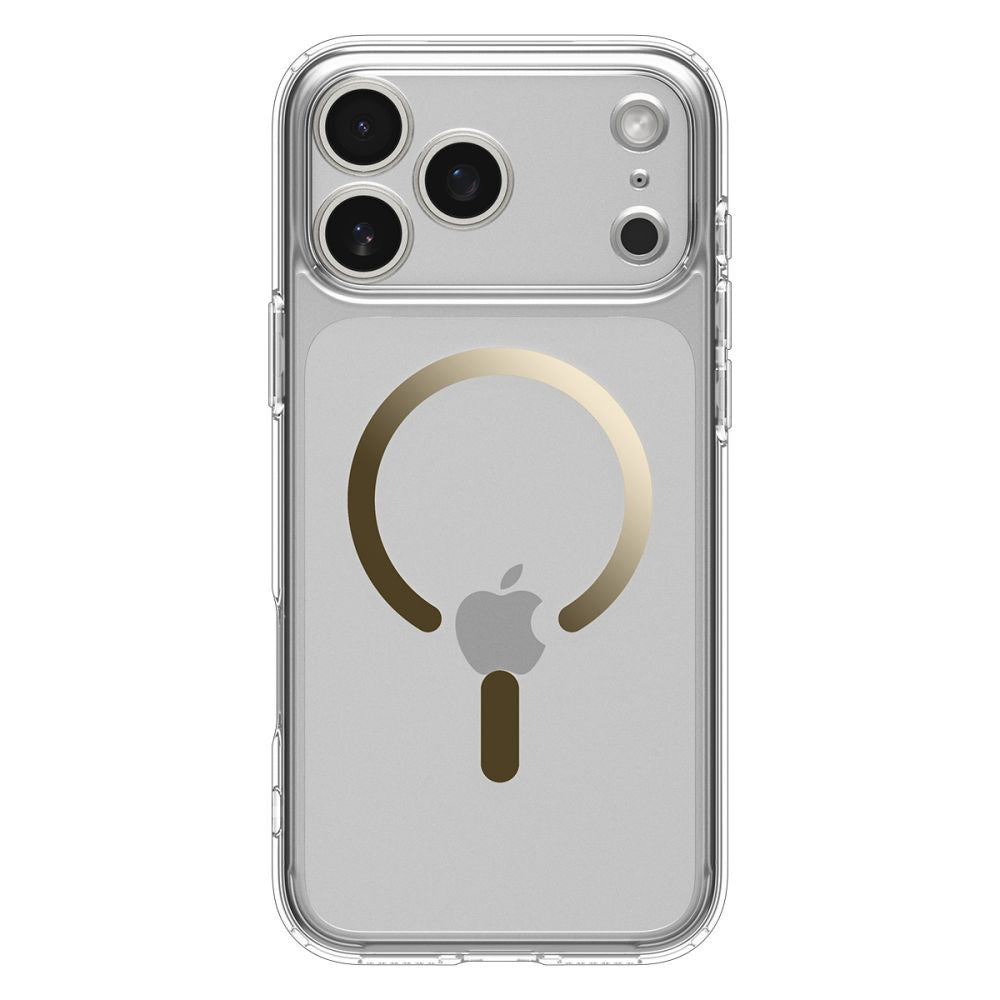 MagSafe Case for Apple iPhone 17 Pro Max, Spigen, Ultra Hybrid, Transparent Gold