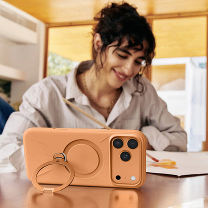 MagSafe Case for Apple iPhone 17 Pro Max, Torras, QPRO Silicone, Matcha Green