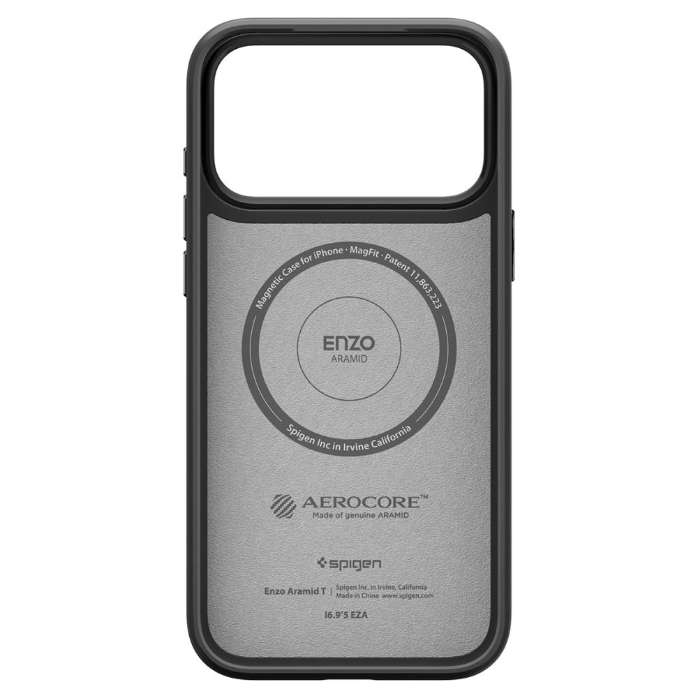 MagSafe Case for Apple iPhone 17 Pro, Spigen, Enzo Aramid T, Black