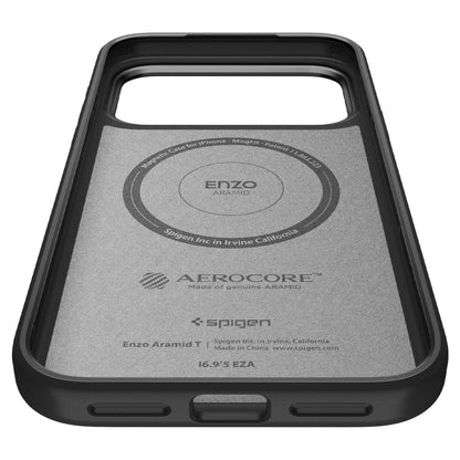 MagSafe Case for Apple iPhone 17 Pro, Spigen, Enzo Aramid T, Black