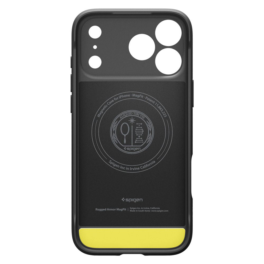 MagSafe Case for Apple iPhone 17 Pro, Spigen, Rugged Armor, Matte Black