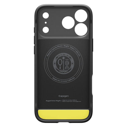MagSafe Case for Apple iPhone 17 Pro, Spigen, Rugged Armor, Matte Black
