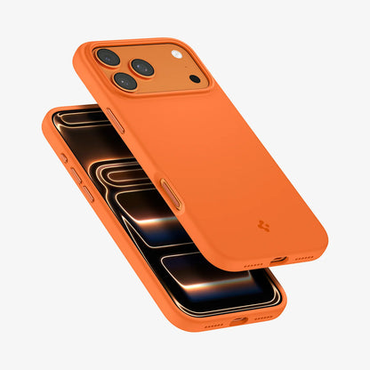MagSafe Case for Apple iPhone 17 Pro, Spigen, Silicone Fit, Orange ACS11379