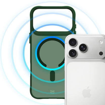 MagSafe Case for Apple iPhone 18 Pro / 17 Pro, 3MK, Smoke MagCase, Green
