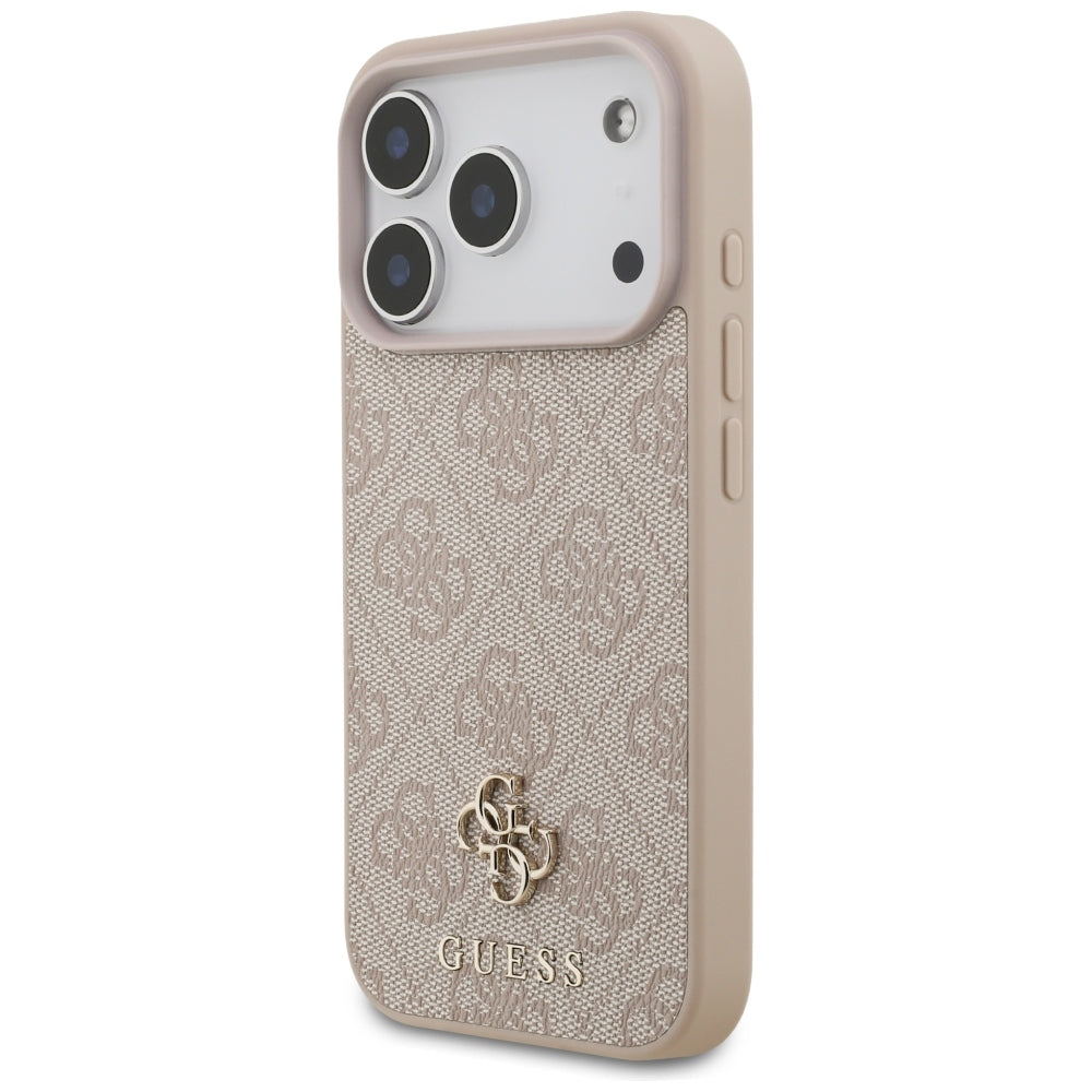 MagSafe Case for Apple iPhone 18 Pro / 17 Pro, Guess, 4G Small and Classic, Pink