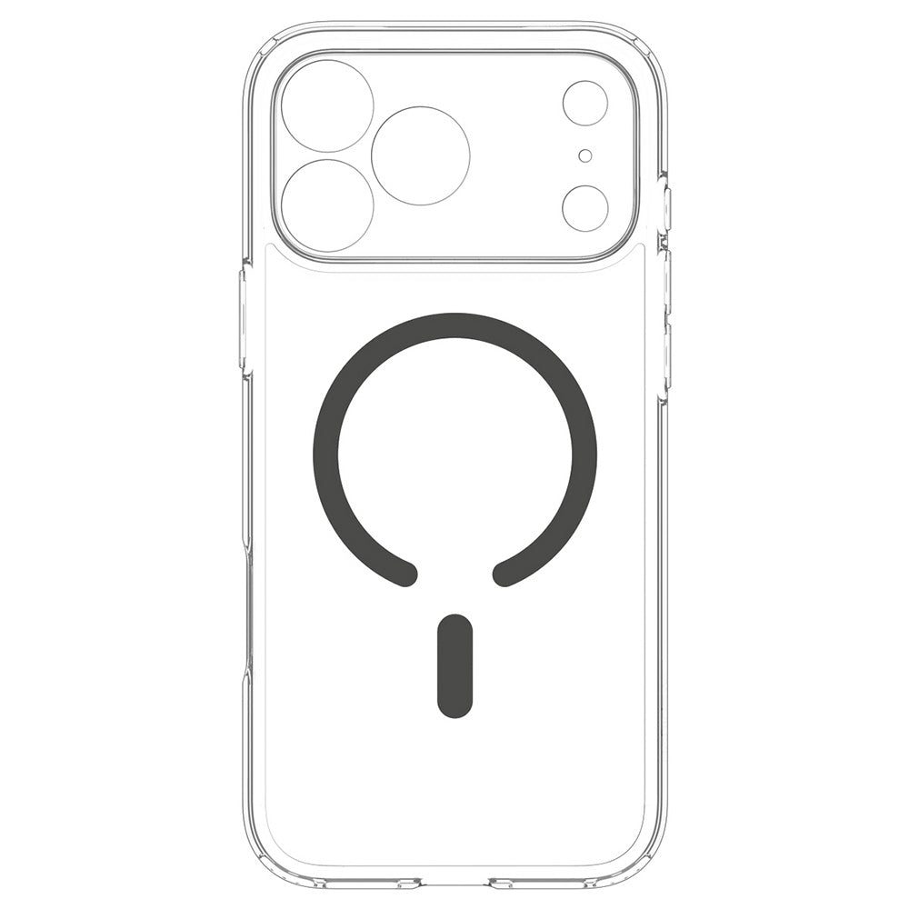 MagSafe Case for Apple iPhone 18 Pro / 17 Pro, Spigen, Ultra Hybrid, Transparent Gray ACS12156