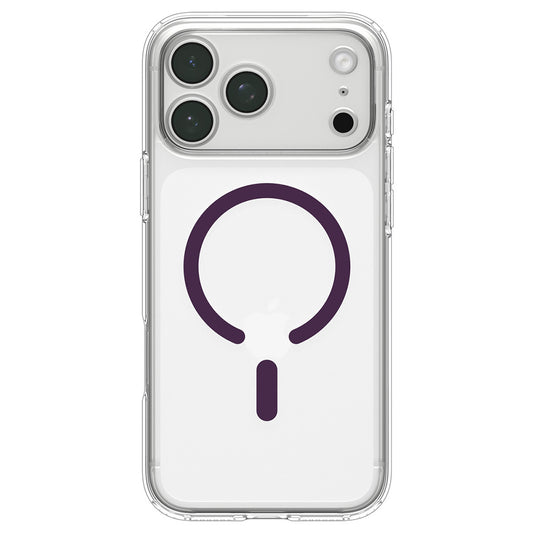 MagSafe Case for Apple iPhone 18 Pro / 17 Pro, Spigen, Ultra Hybrid, Transparent Burgundy ACS12335