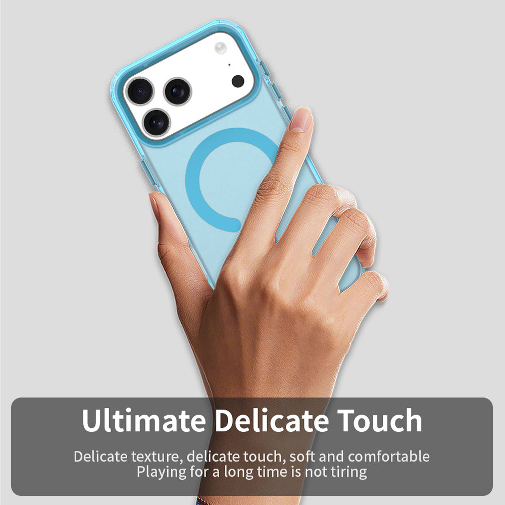 MagSafe Case for Apple iPhone 18 Pro / 17 Pro, Techsuit, CandyCase, Blue