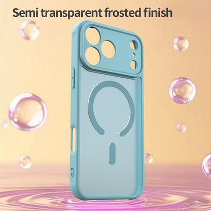 MagSafe Case for Apple iPhone 18 Pro / 17 Pro, Techsuit, HaloFrost II, Light Green