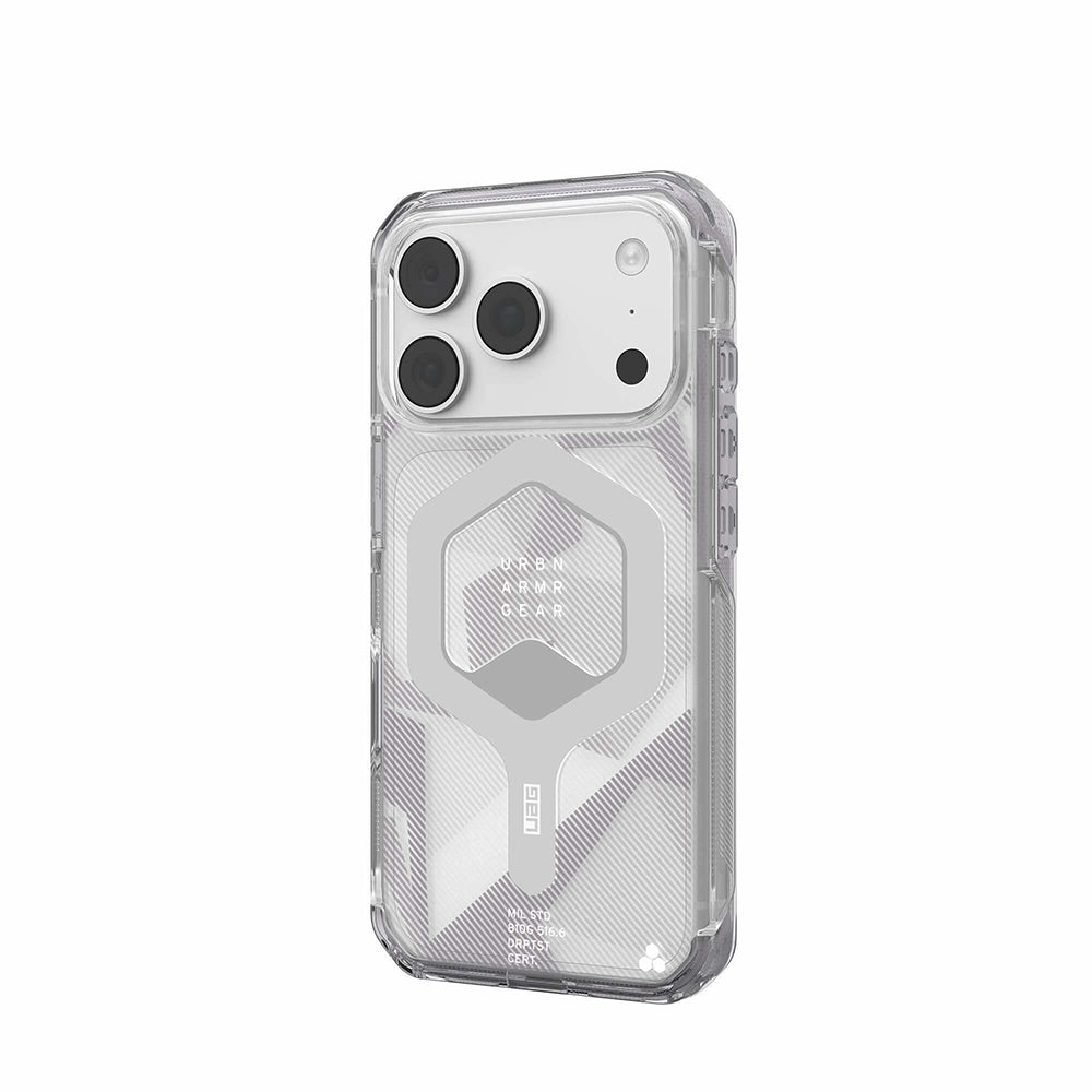 MagSafe Case for Apple iPhone 18 Pro / 17 Pro, Urban Armor Gear, Plyo, Silver