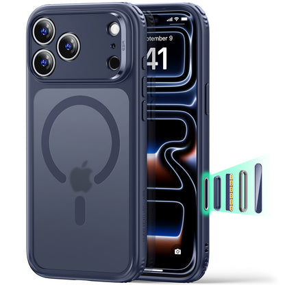 MagSafe Case for Apple iPhone 18 Pro, ESR, Classic Hybrid, Satin Blue