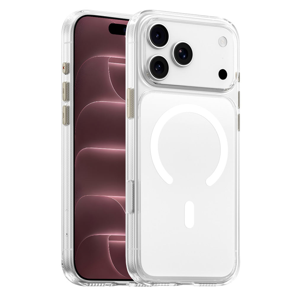 MagSafe Case for Apple iPhone 18 Pro Max / 17 Pro Max, Blueo, Crystal+ Anti-Drop, Transparent
