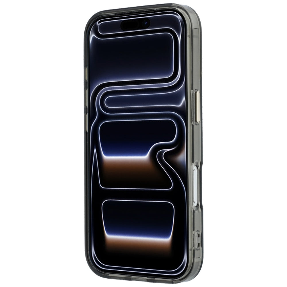 MagSafe Case for Apple iPhone 18 Pro Max / 17 Pro Max, Guess, Ring Stand Script Metal Logo, Black