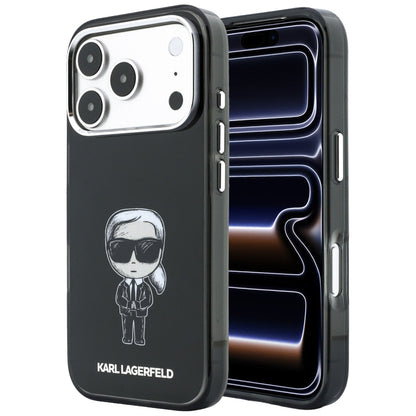 MagSafe Case for Apple iPhone 18 Pro Max / 17 Pro Max, Karl Lagerfeld, HC IML Ikonik Sketch Print, Black