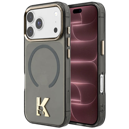MagSafe Case for Apple iPhone 18 Pro Max / 17 Pro Max, Karl Lagerfeld, IML Karl Head Logo, Black