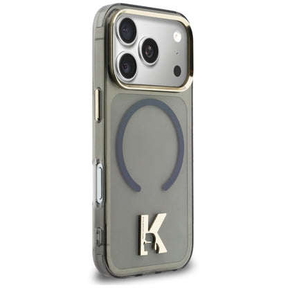 MagSafe Case for Apple iPhone 18 Pro Max / 17 Pro Max, Karl Lagerfeld, IML Karl Head Logo, Black