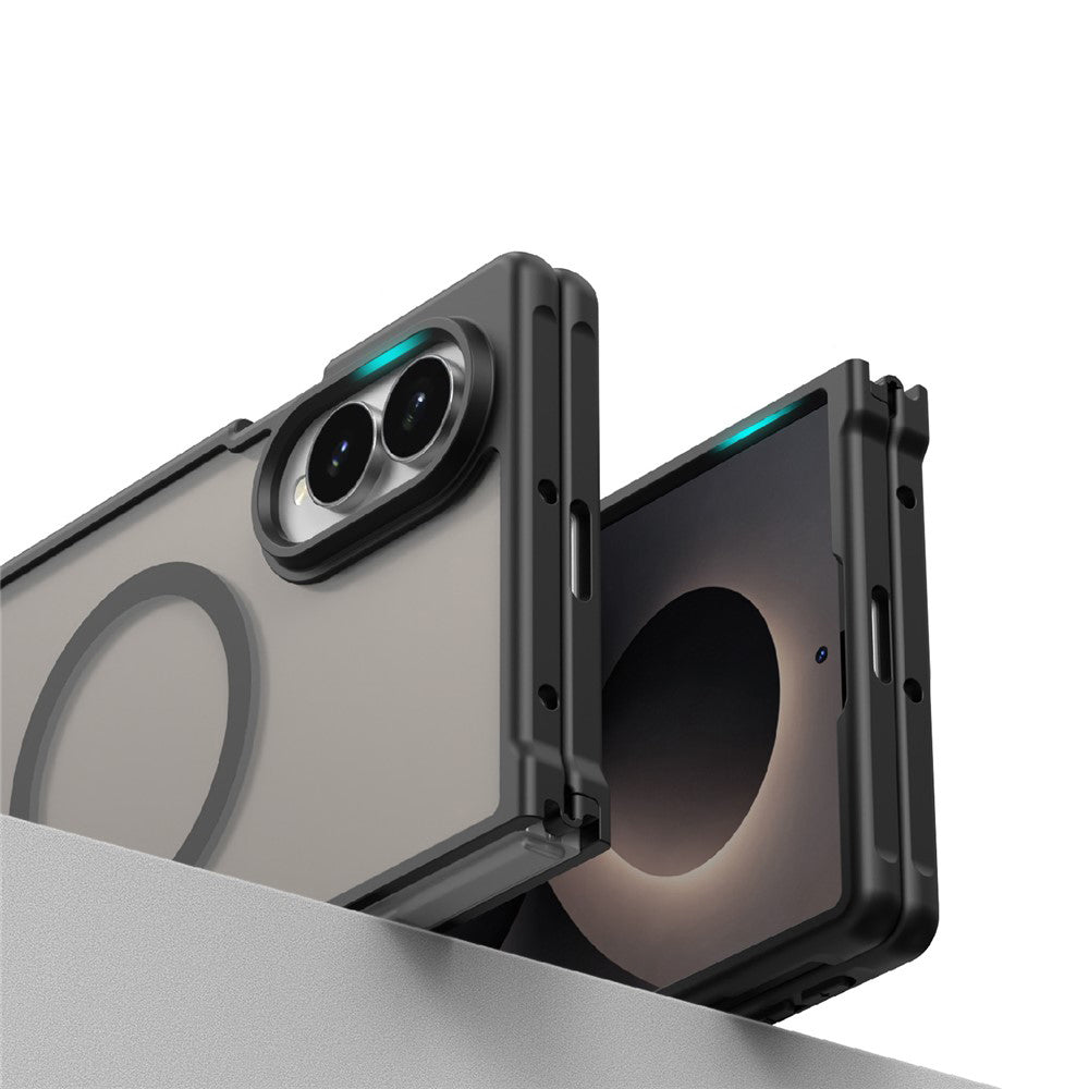 MagSafe Case for Apple iPhone Duo, Techsuit, HaloFrost II, Black