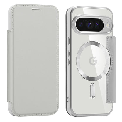 MagSafe Case for Google Pixel 10 Pro / 10, Techsuit, SmartMag Book, Gray