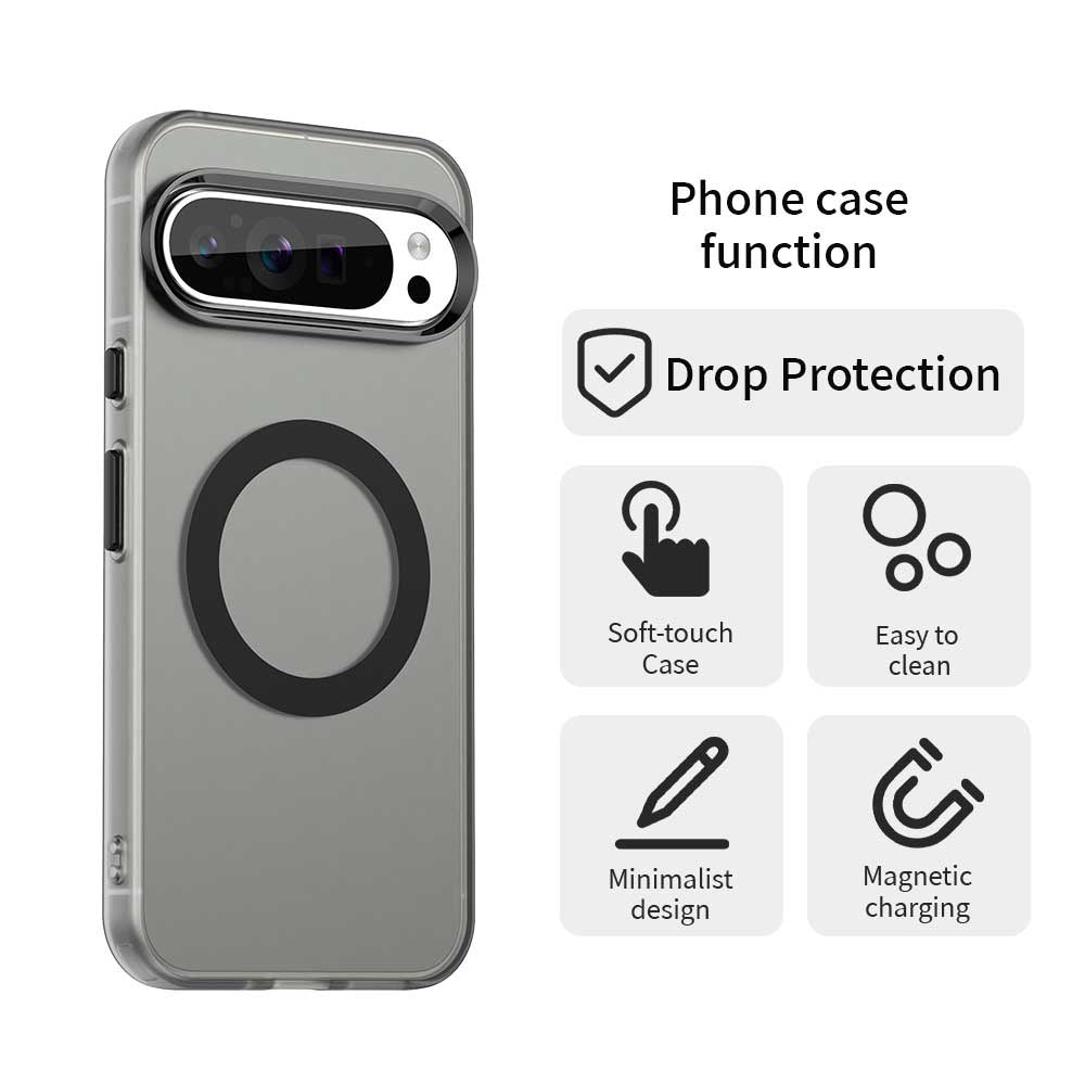 MagSafe Case for Google Pixel 10 Pro XL, Techsuit, CandyCase, Black