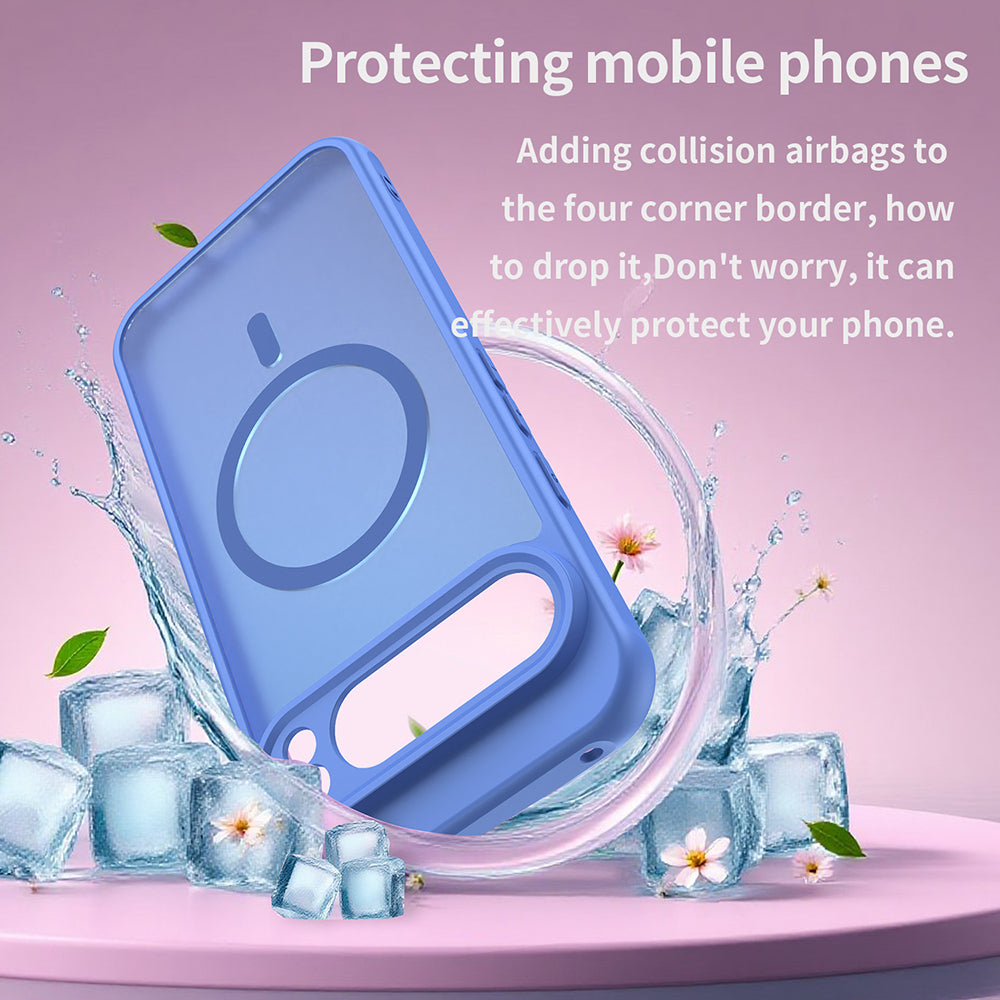 MagSafe Case for Google Pixel 10 Pro XL, Techsuit, HaloFrost II, Blue