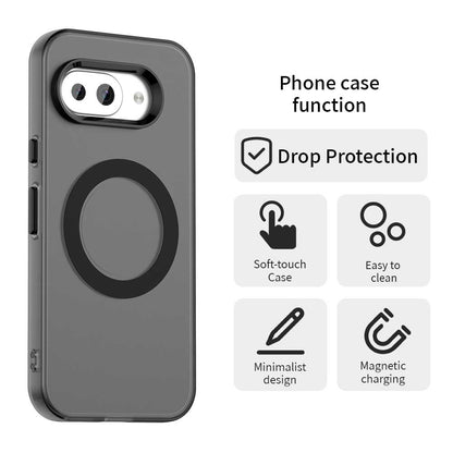 MagSafe Case for Google Pixel 10a, Techsuit, CandyCase, Black