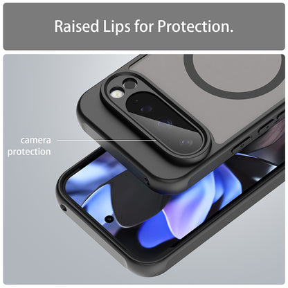 MagSafe Case for Google Pixel 9 Pro, Techsuit, HaloFrost II, Black