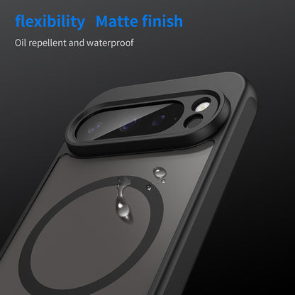 MagSafe Case for Google Pixel 9 Pro, Techsuit, HaloFrost II, Black