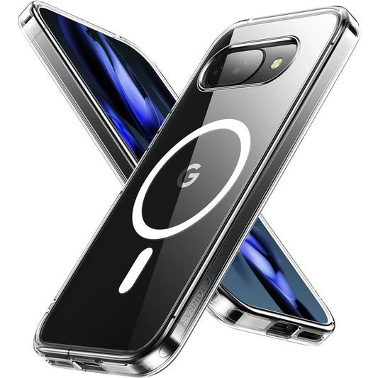 MagSafe Case for Google Pixel 9a, Torras, Diamond, Transparent