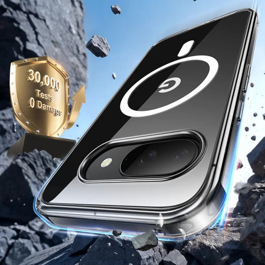 MagSafe Case for Google Pixel 9a, Torras, Diamond, Transparent