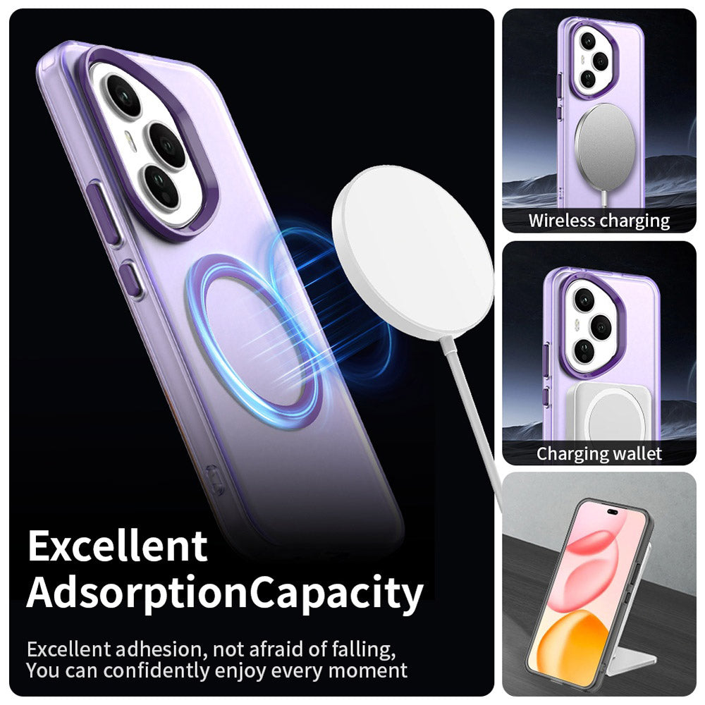 MagSafe Case for Honor 400 Pro, Techsuit, CandyCase, Purple