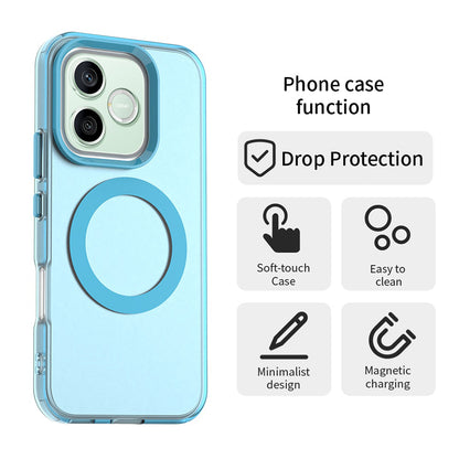 MagSafe Case for Honor 600 Lite, Techsuit, CandyCase, Blue