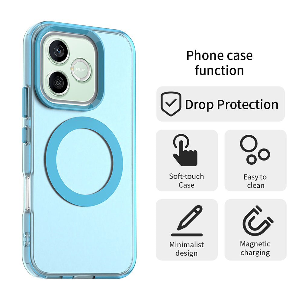 MagSafe Case for Honor 600 Pro / 600, Techsuit, CandyCase, Blue