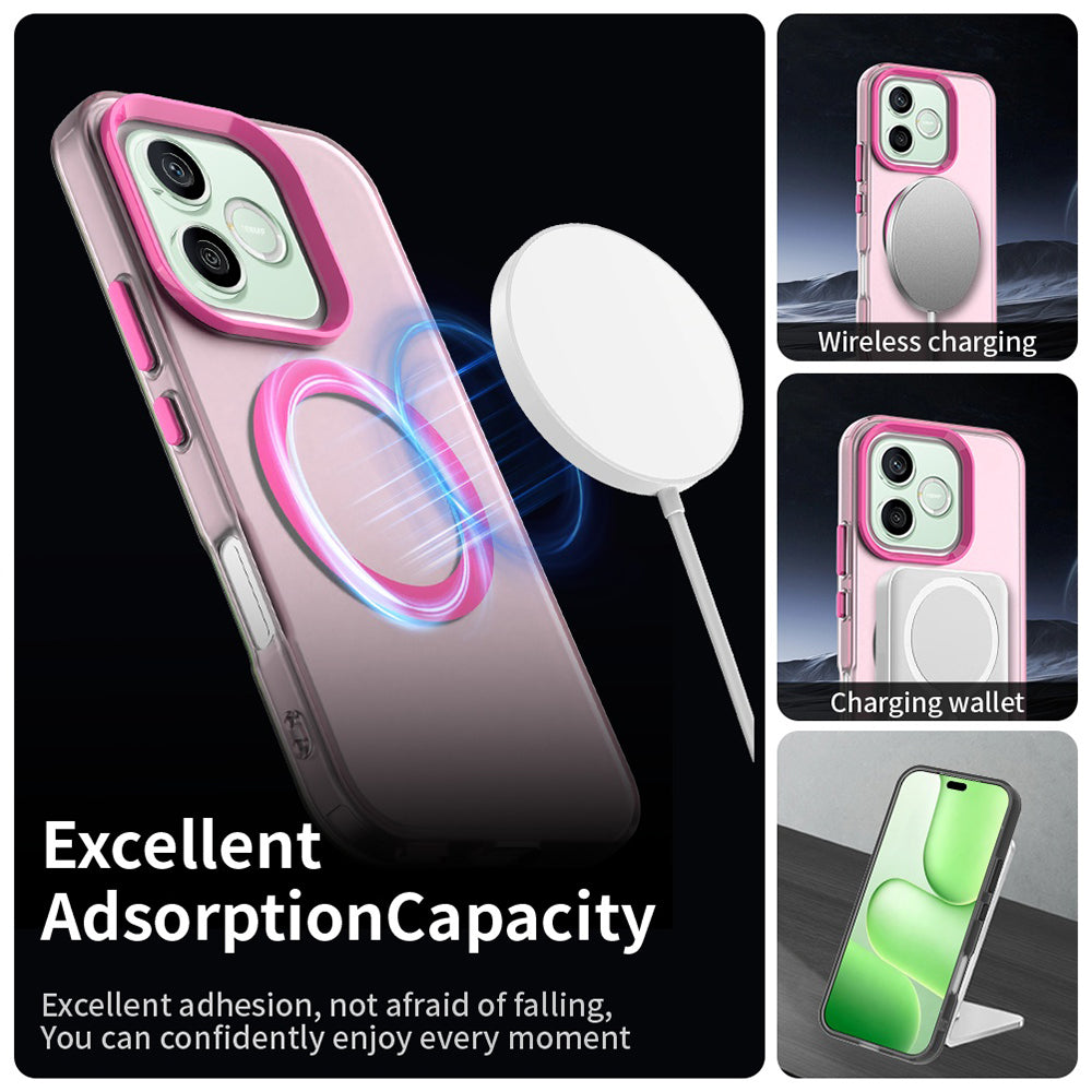 MagSafe Case for Honor 600 Pro / 600, Techsuit, CandyCase, Pink
