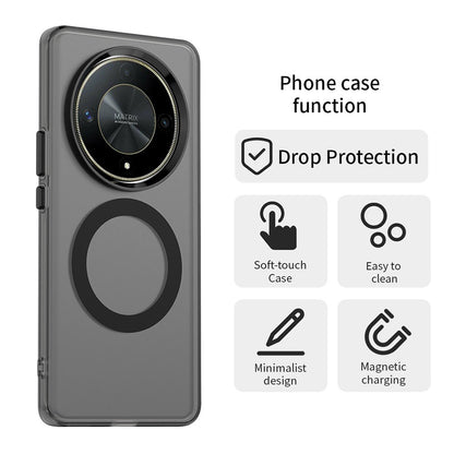 MagSafe Case for Honor Magic6 Lite, Techsuit, CandyCase, Black
