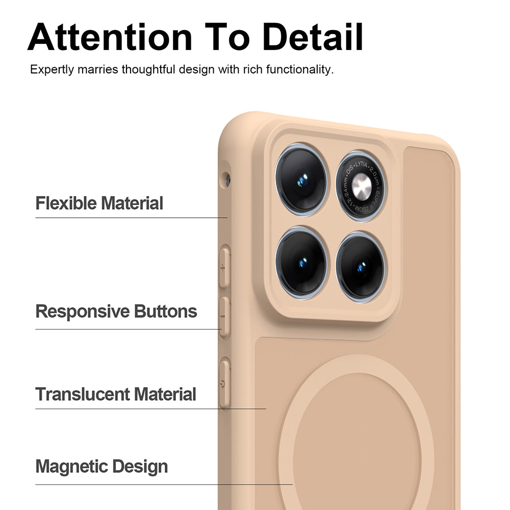 MagSafe Case for Motorola Edge 70 Fusion, Techsuit, HaloFrost II, Gold