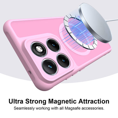 MagSafe Case for Motorola Edge 70 Fusion, Techsuit, HaloFrost II, Pink