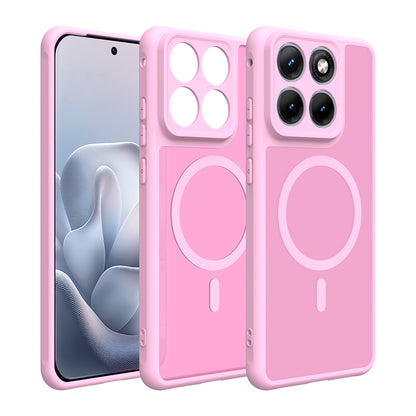 MagSafe Case for Motorola Edge 70 Fusion, Techsuit, HaloFrost II, Pink