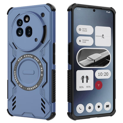 MagSafe Case for Nothing Phone (3a) Pro, Techsuit, ArmorMag, Blue