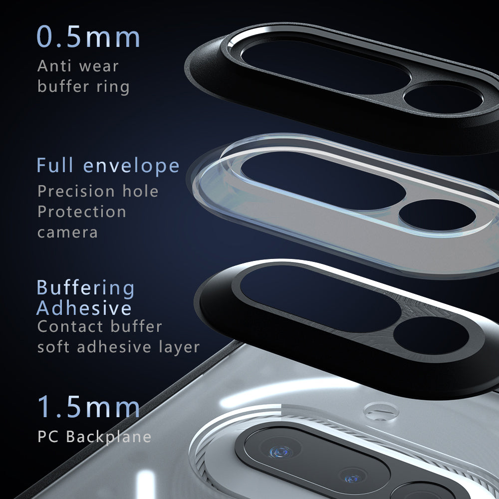 MagSafe Case for Nothing Phone (3a), Techsuit, PureFrost, Black