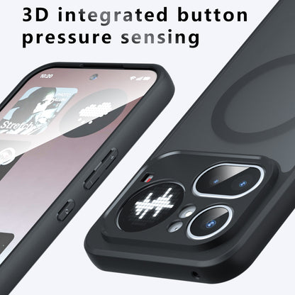 MagSafe Case for Nothing Phone (4a) Pro, Techsuit, PureFrost, Satin Black