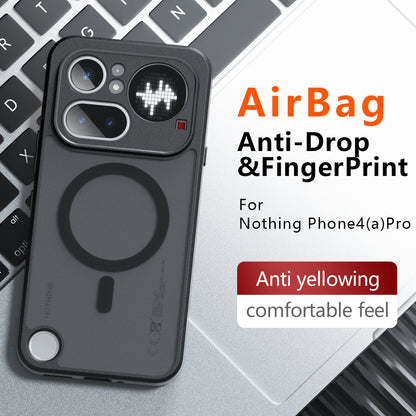 MagSafe Case for Nothing Phone (4b), Techsuit, PureFrost, Satin Black