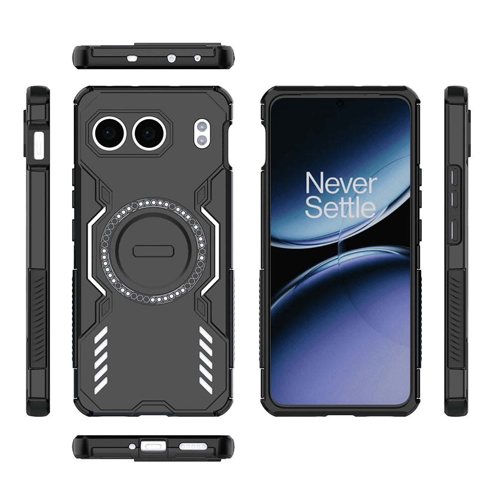 MagSafe Case for OnePlus Nord 4, Techsuit, ArmorMag, Black
