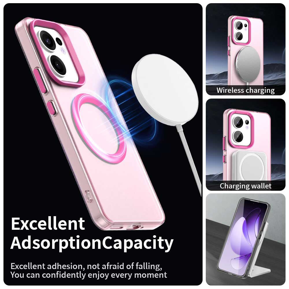 MagSafe Case for Oppo Reno13 FS 5G / Reno13 F 4G / Reno13 F, Techsuit, CandyCase, Pink