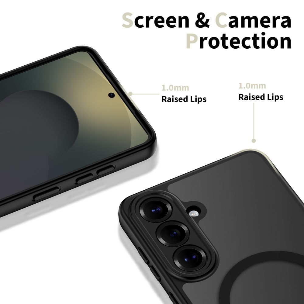 MagSafe Case for Samsung Galaxy S26 Plus S947, Tech-Protect, BasicMag, Matte Black