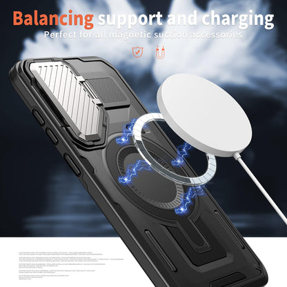 MagSafe Case for Samsung Galaxy A05 A055, Techsuit, CamVault, Black